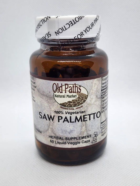 Old Paths Saw Palmetto Liquid Capsules, 60vcaps