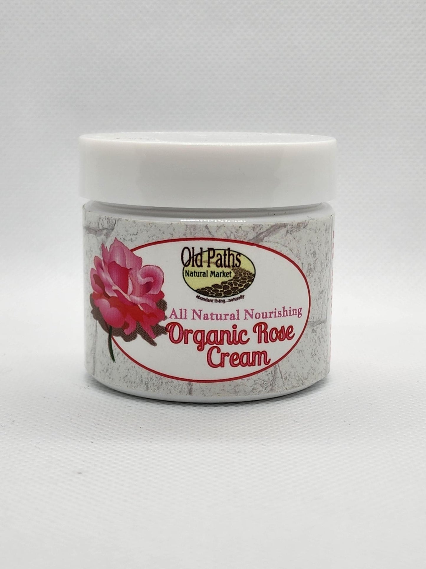 Old Paths Natural Market Organic Rose Cream 2oz