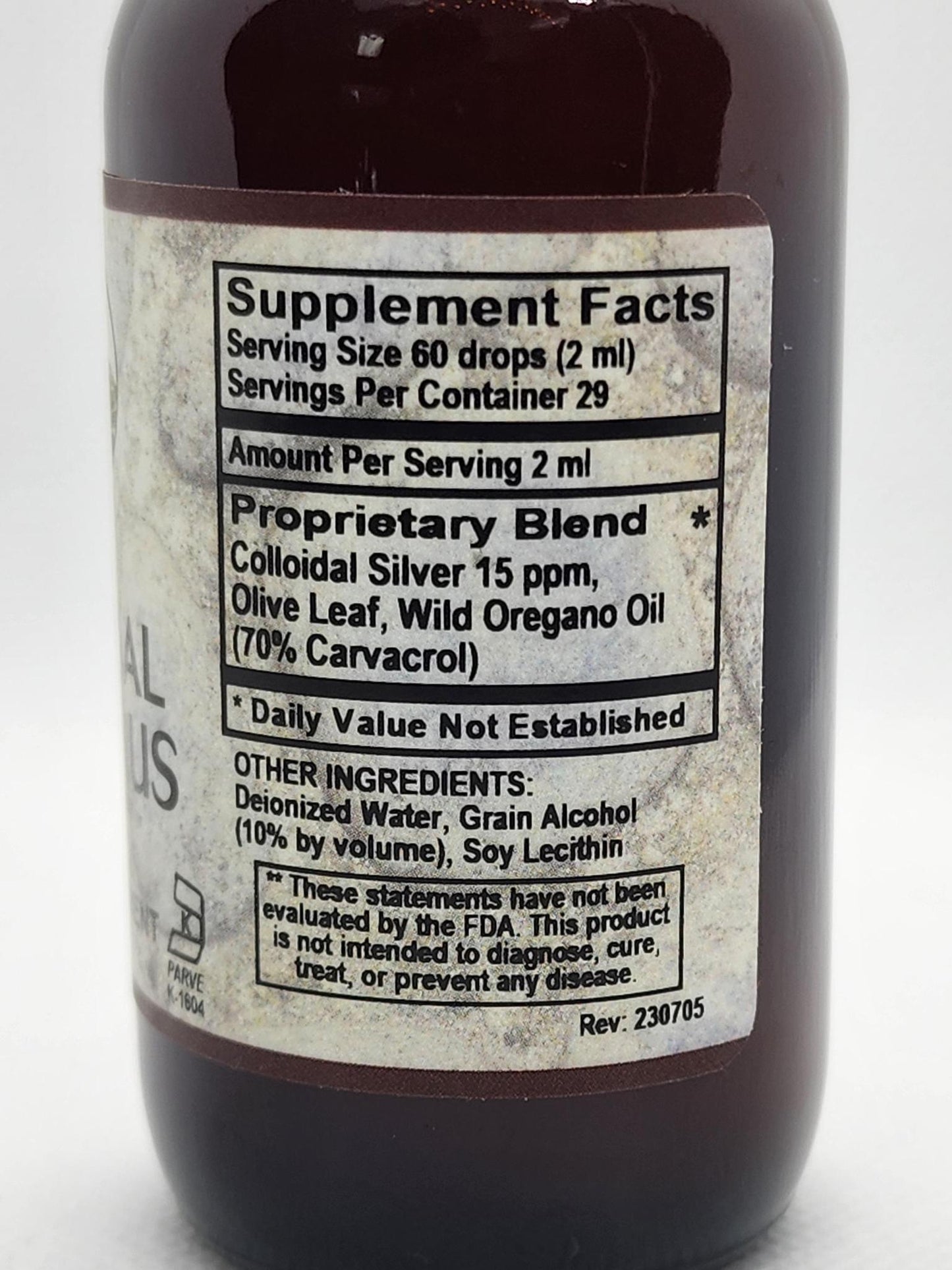 Old Paths Colloidal Silver Plus Oral Drops 2oz