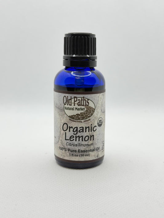 Old Paths Organic Lemon Essential Oil 1oz