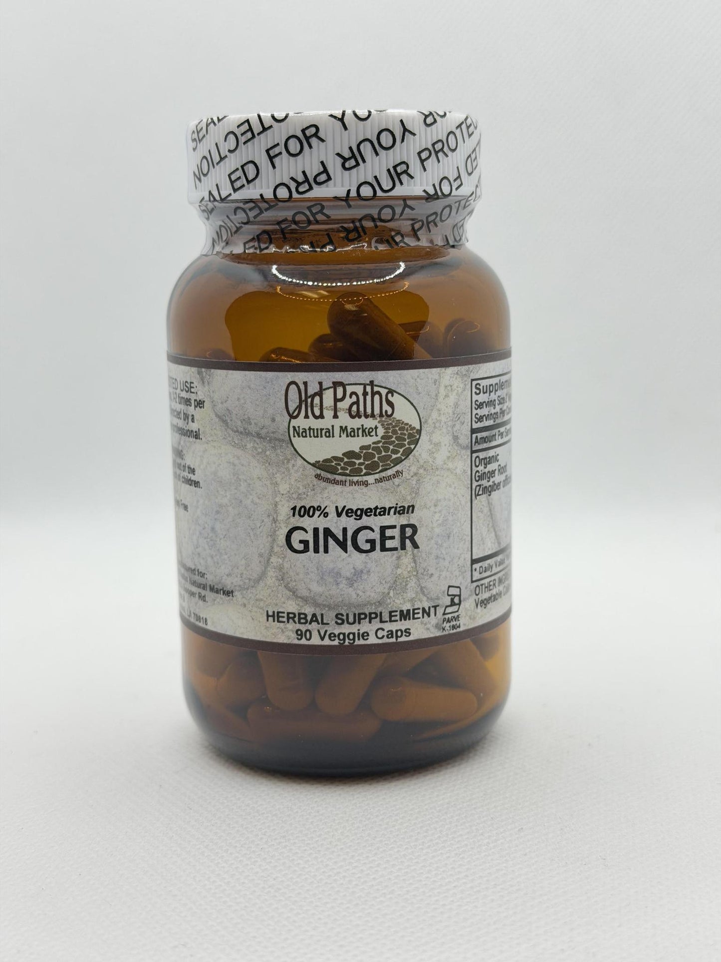 Old Paths Ginger Powder, 90vcaps