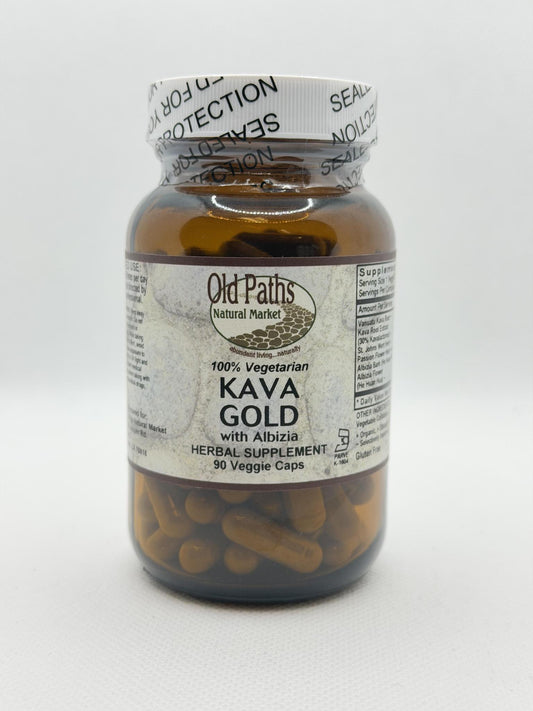Old Paths Kava Gold with Albizzia 90 Veg Caps