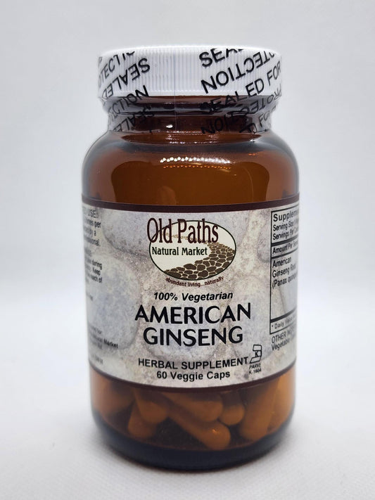 Old Paths American Ginseng, 60vcaps