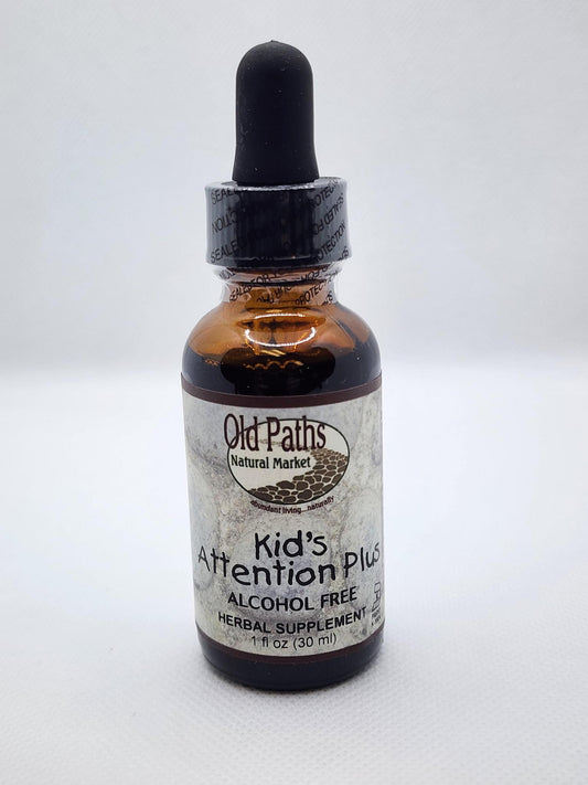 Old Paths Kid's Attention Plus Alcohol-Free Liquid Extract 1oz