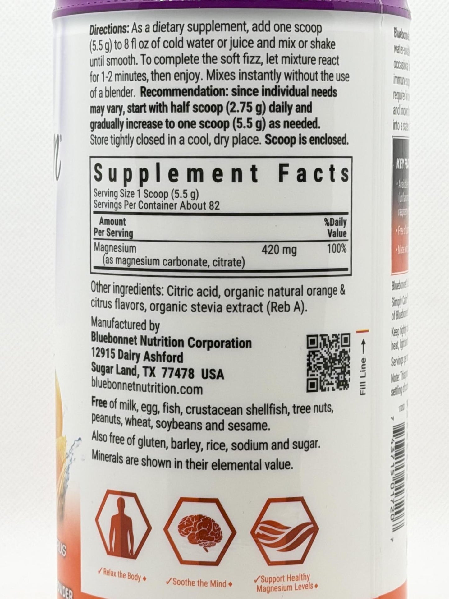 Bluebonnet Simply Calm Orange 16oz