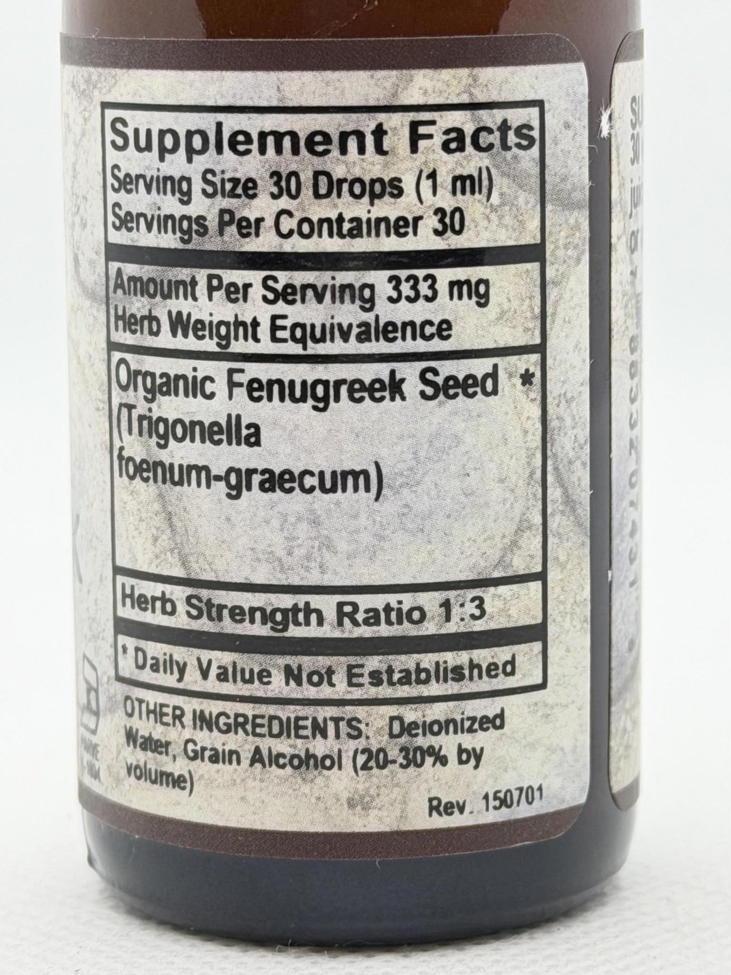 Old Paths Fenugreek Liquid Extract 1 oz