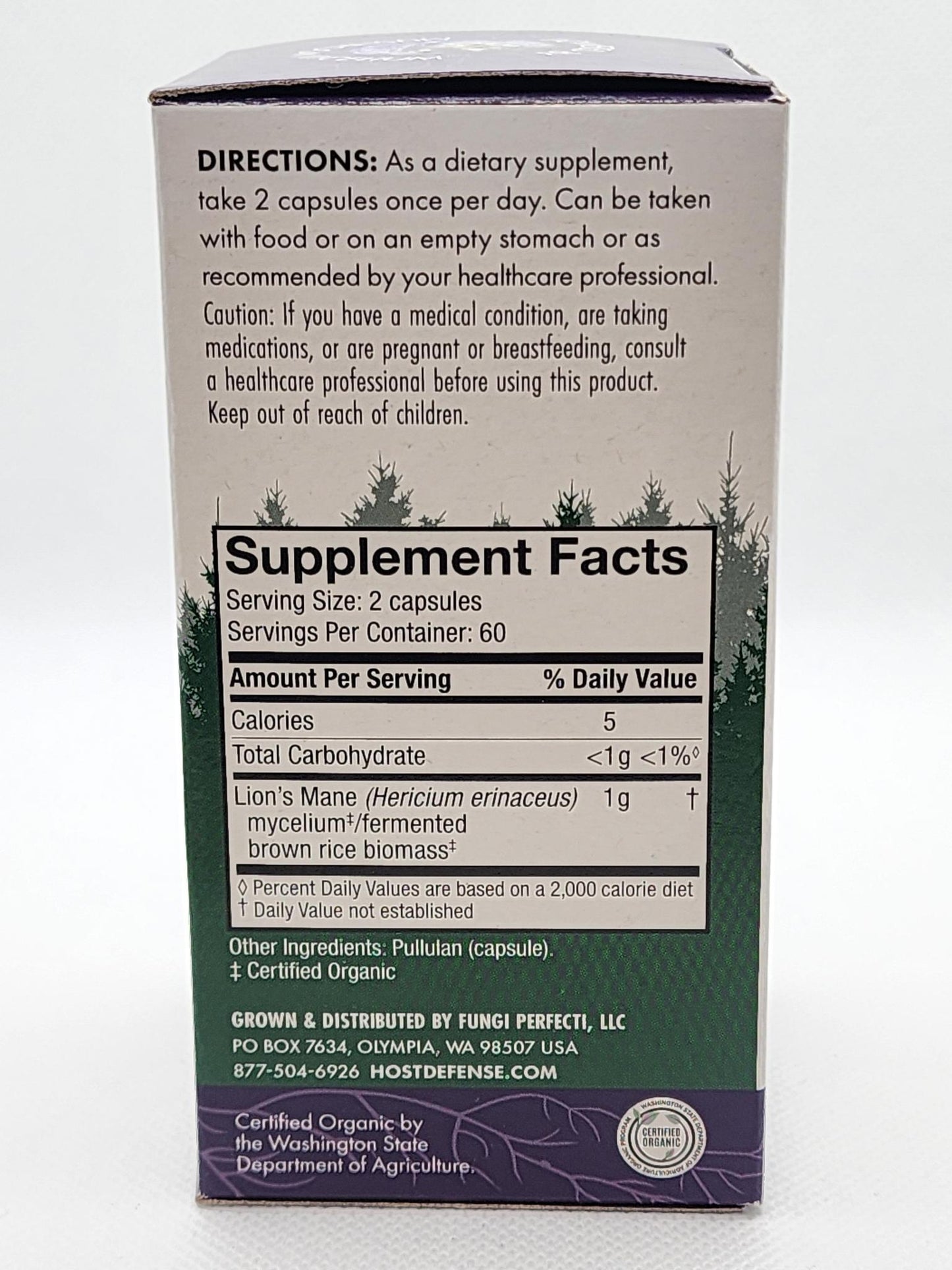 Host Defense Mushrooms, Lion's Mane 120caps