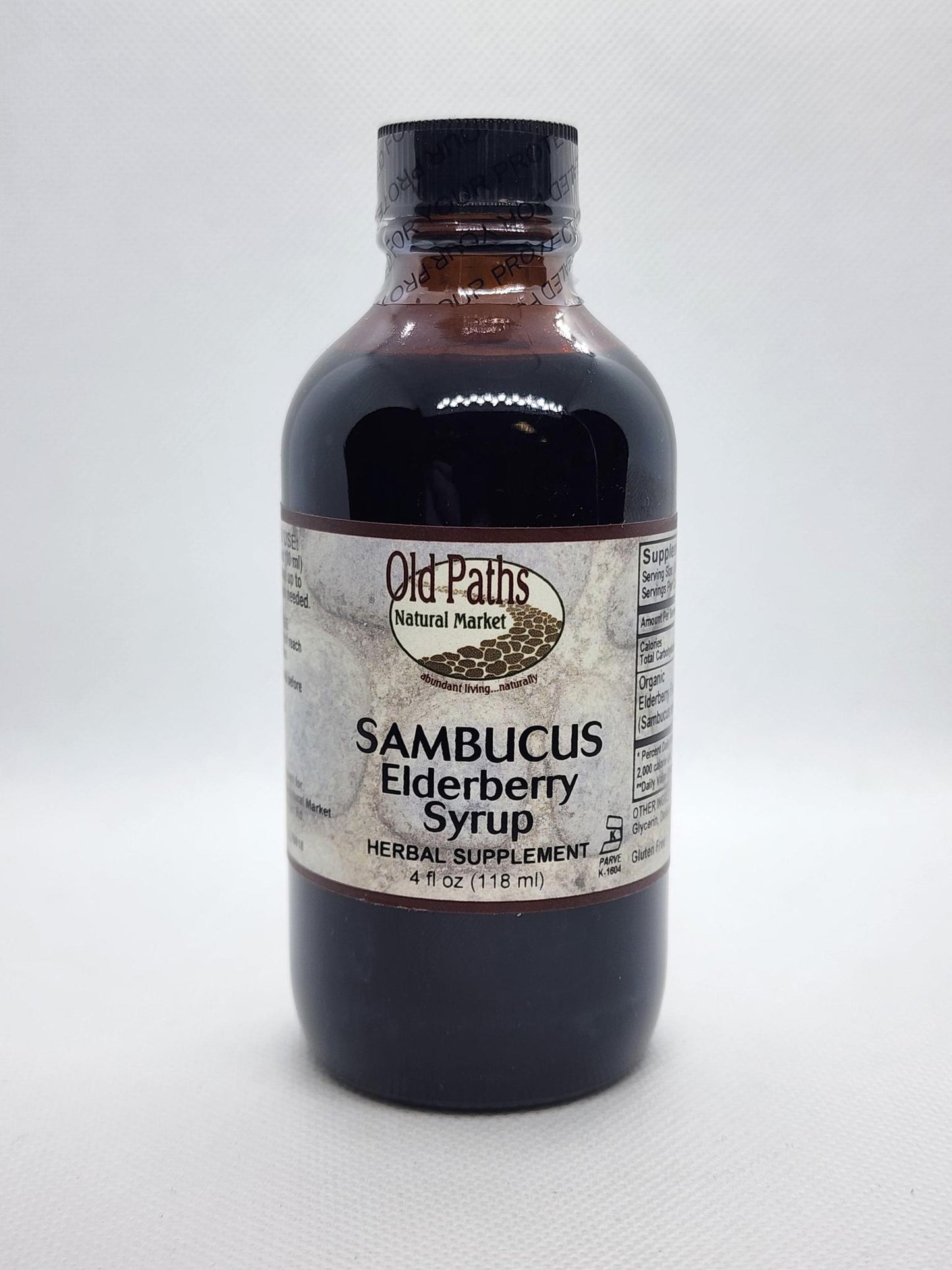 Old Paths Sambuscus (Elderberry) Syrup 4oz