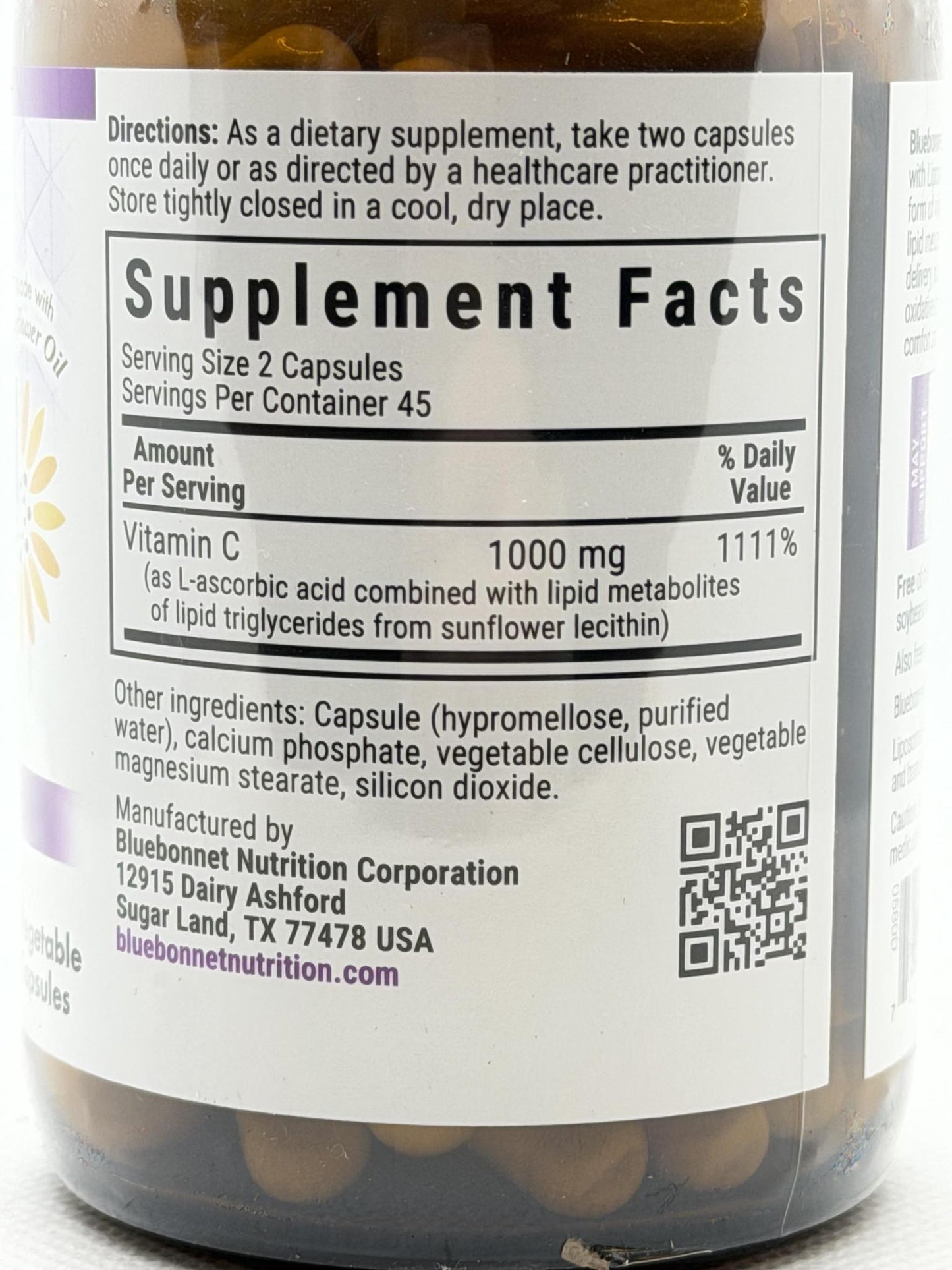 Bluebonnet Nutrition Liposomal Vitamin C 90vcaps