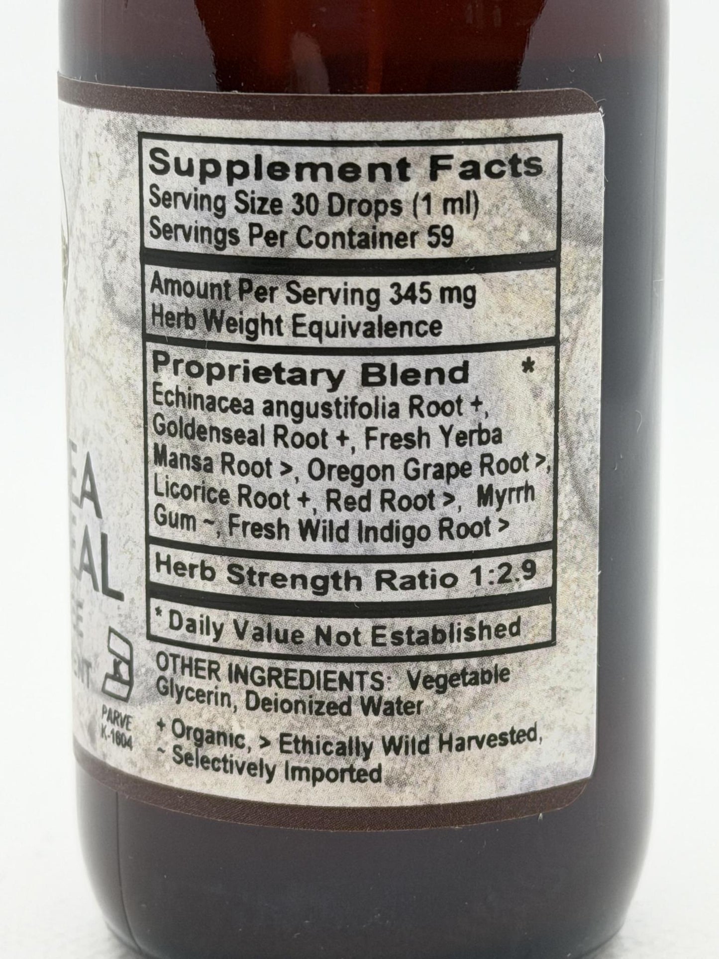 Old Paths Echinacea-Goldenseal Alcohol Free Liquid Extract 2oz