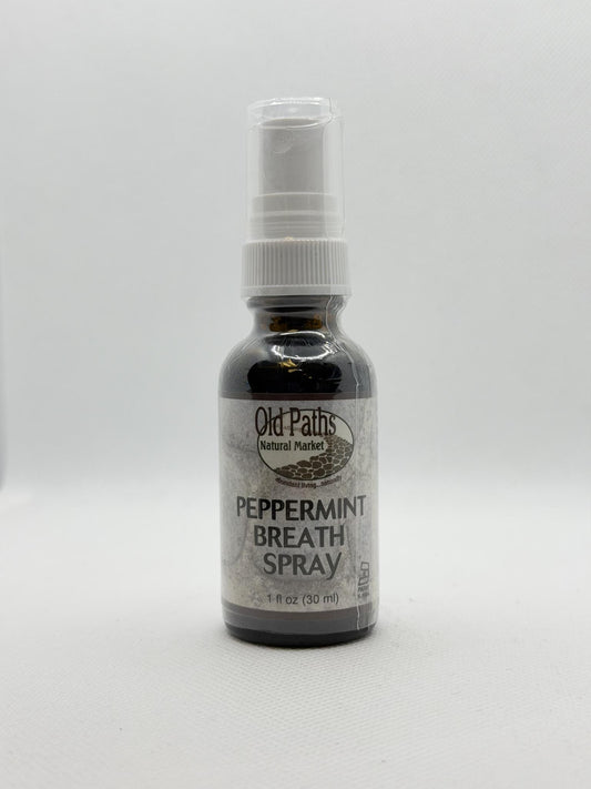 Old Paths Peppermint Breath Spray 1oz