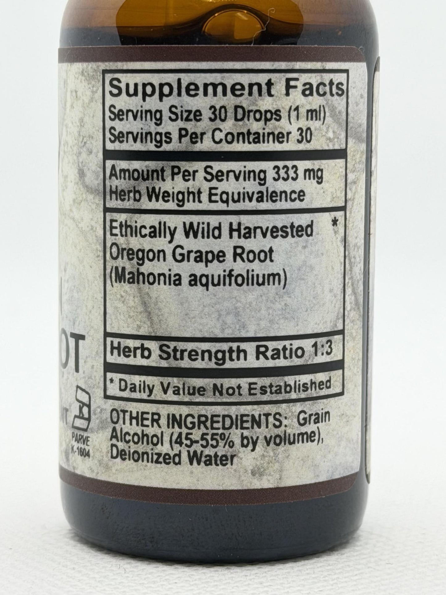 Old Paths Oregon Grape Root Liquid Extract 1 oz
