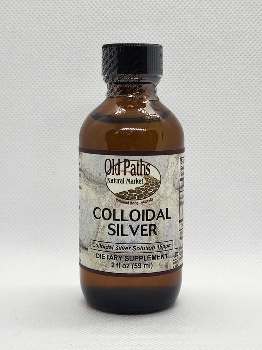 Old Paths Colloidal Silver (15ppm) 2oz