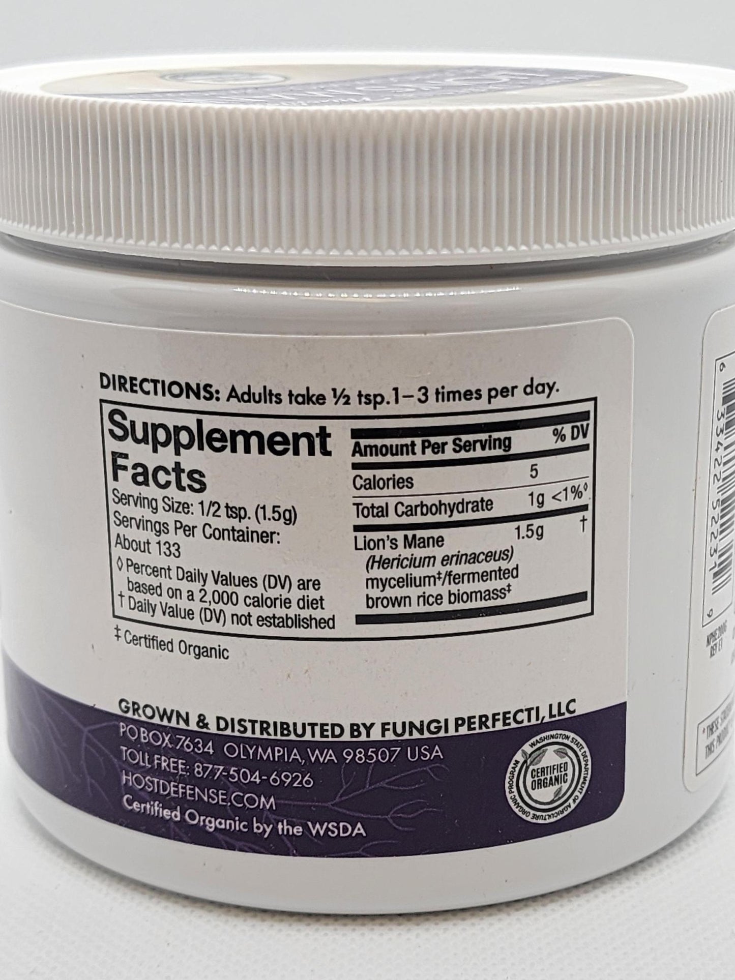 Host Defense Mushrooms, Lion's Mane Powder, 200g