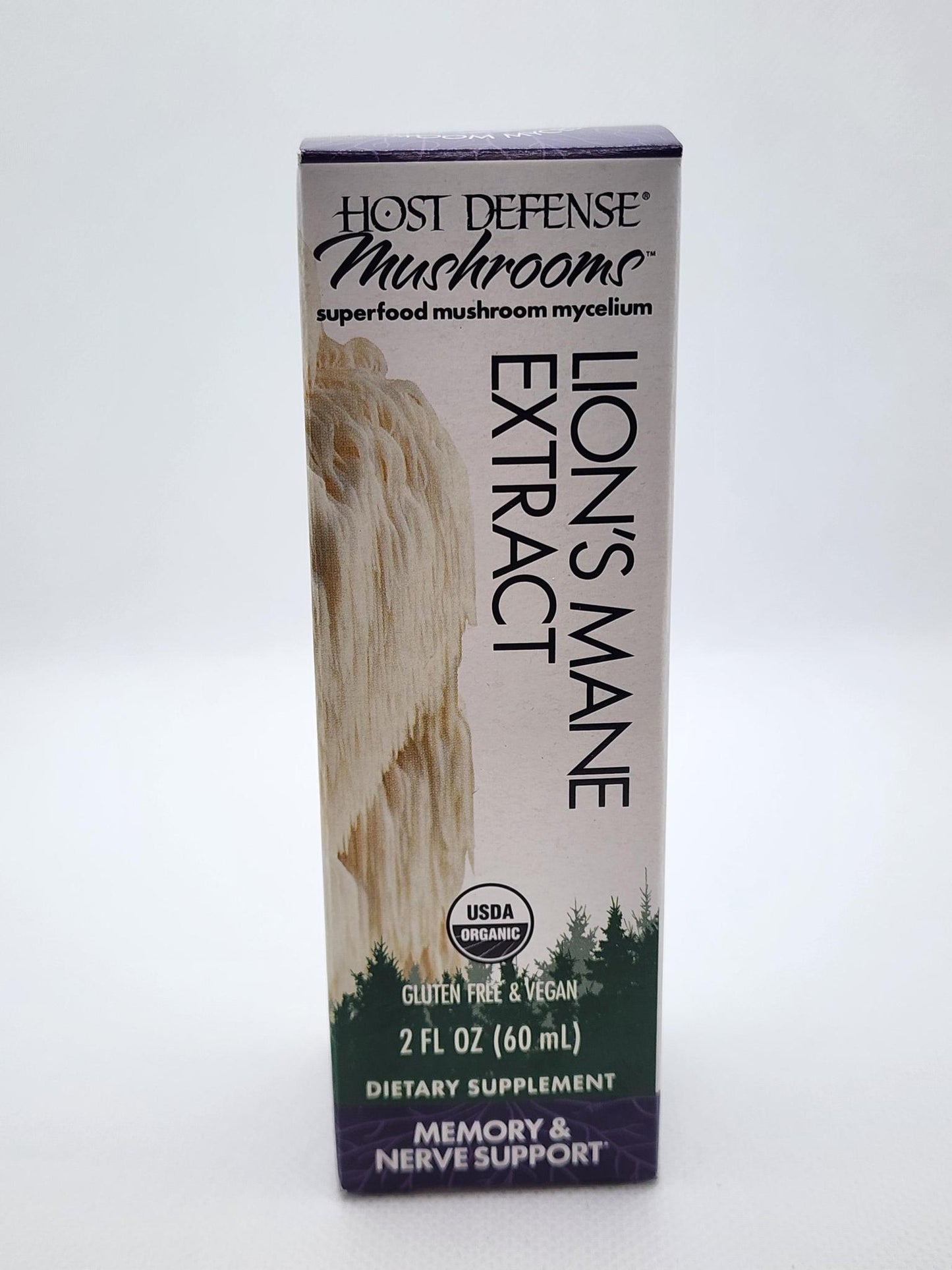 Host Defense Mushrooms, Memory And Nerve Support Lion's Mane Extract 2oz