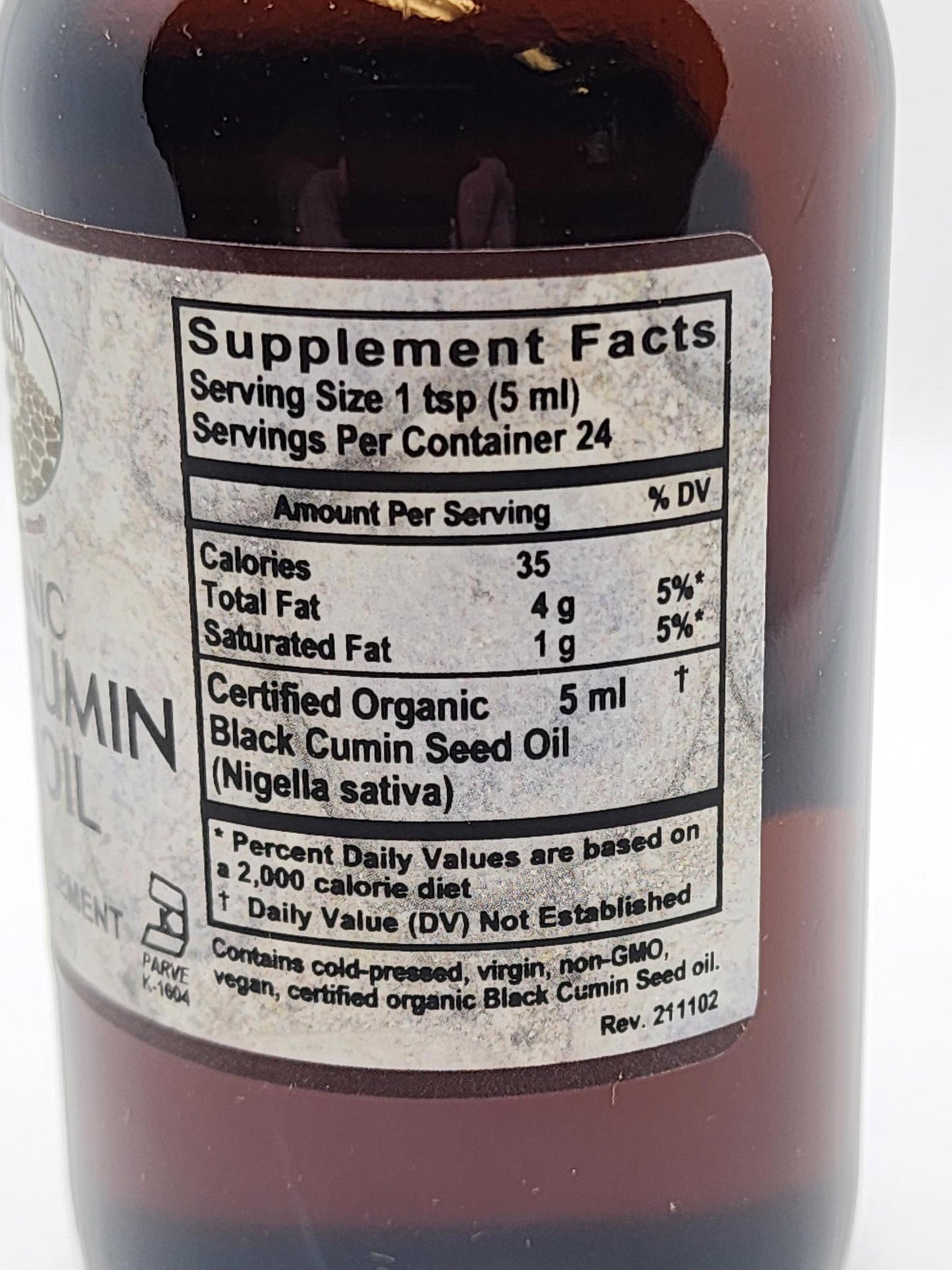 Old Paths Black Cumin Seed Oil, Organic, 4oz
