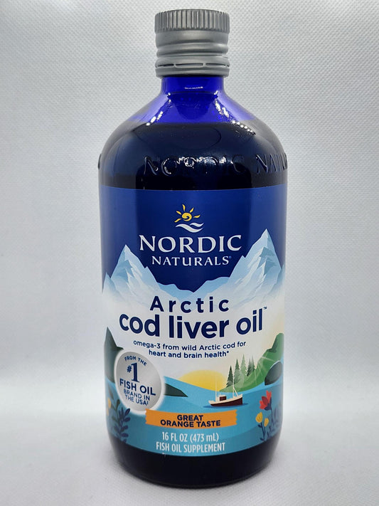 Nordic Naturals Cod Liver Oil, Orange 16oz