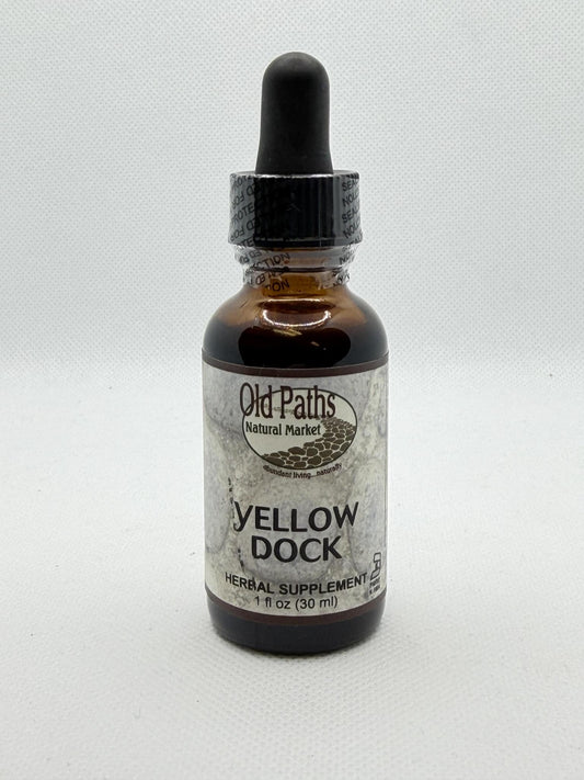 Old Paths Yellow Dock  Liquid Extract 1 oz