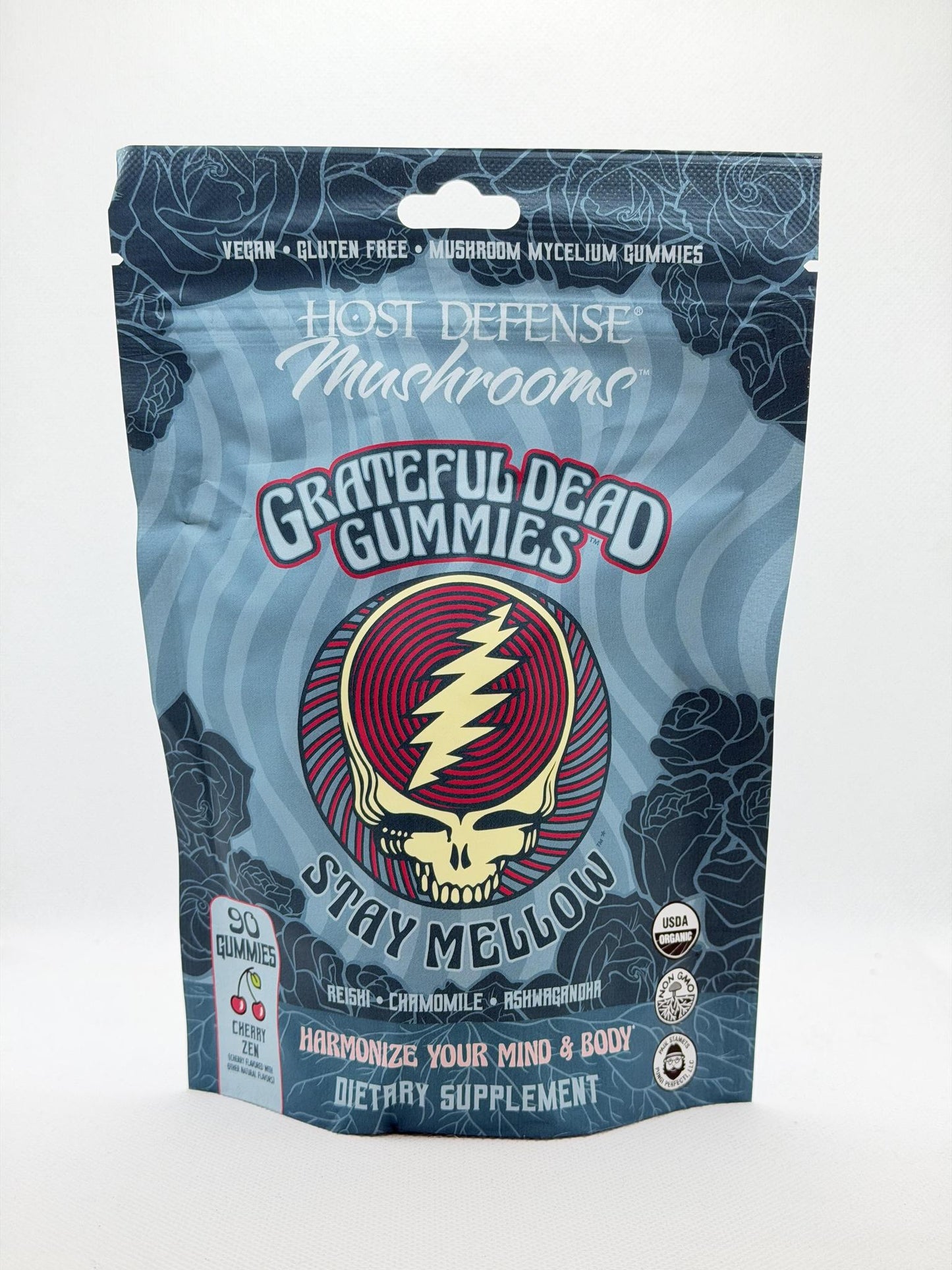 Host Defense Mushrooms Grateful Dead Gummies, Stay Mellow, 90ct