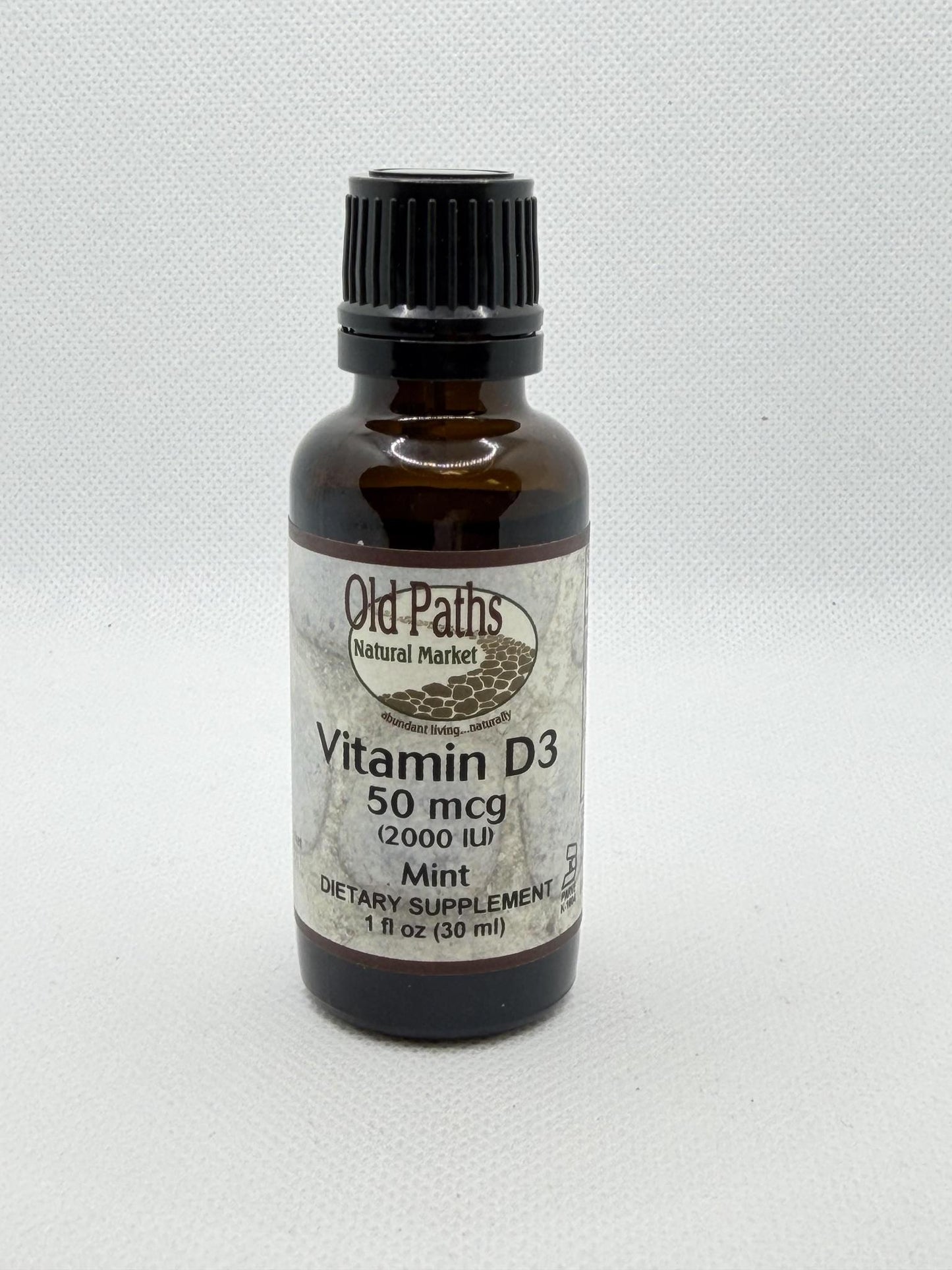 Old Path's Vitamin D3 50mcg 2000iu Mint 1oz