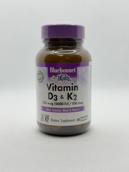 Bluebonnet Nutrition D3 & K2 60caps