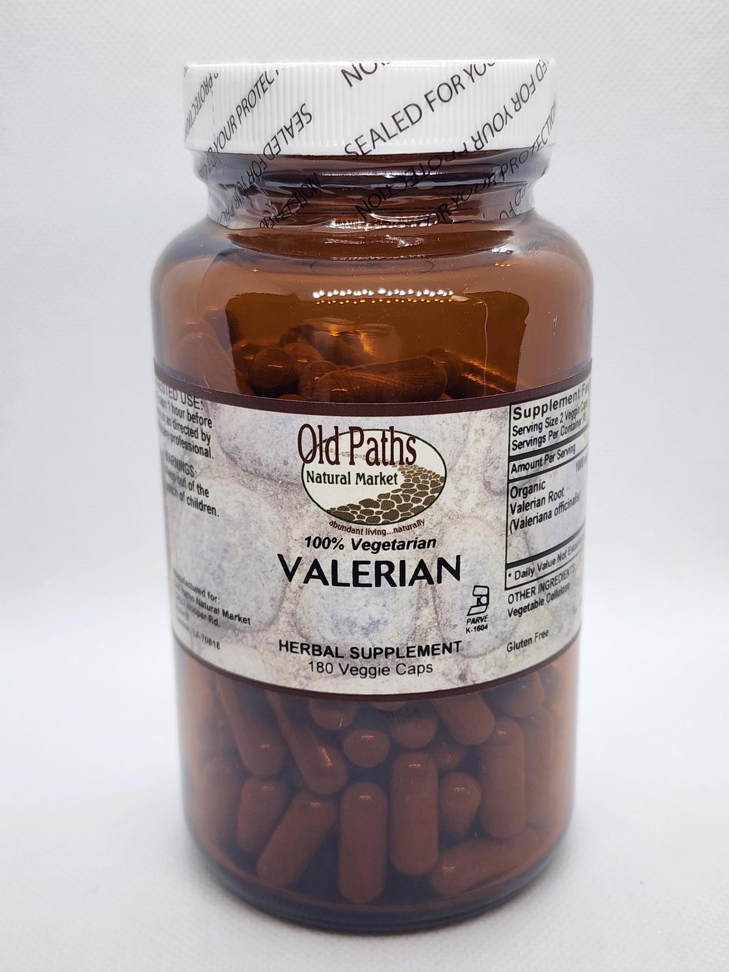 Old Paths Valerian Capsules, 180 ct