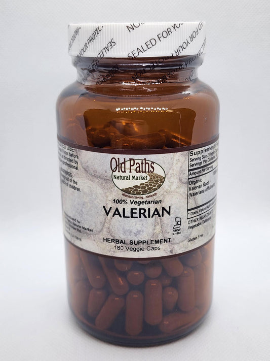 Old Paths Valerian Capsules, 180 ct