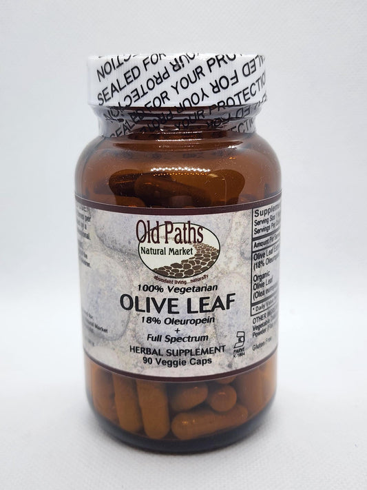 Old Paths Olive Leaf Liquid 90 Veggie Caps