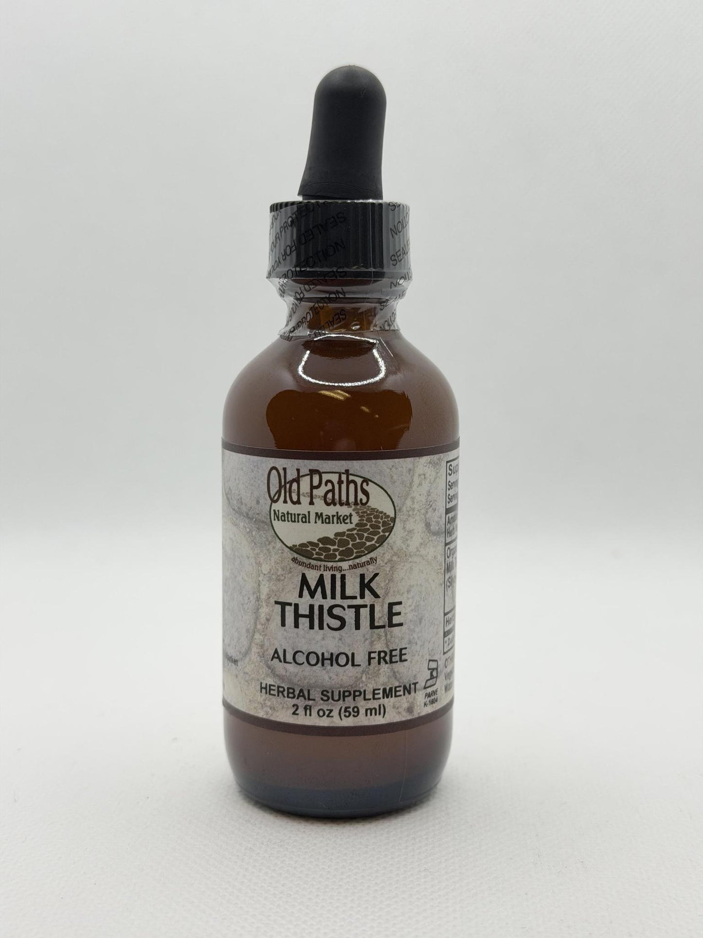 Old Paths Milk Thistle Liquid Extract, Alcohol Free, 2oz