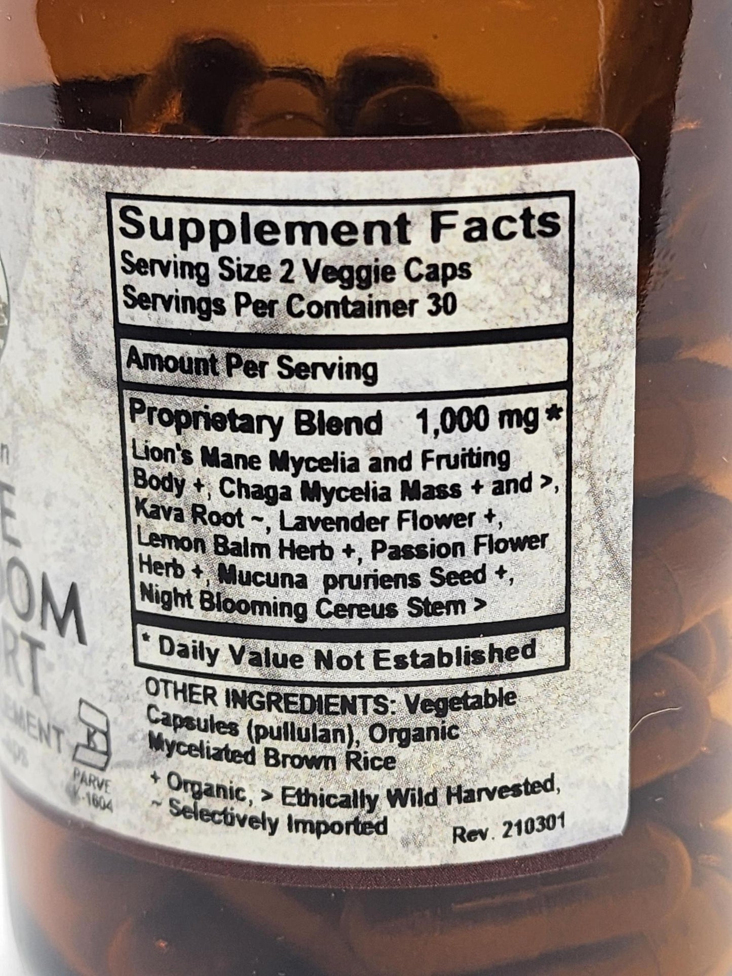 Old Paths Serene Mushroom Support 60caps