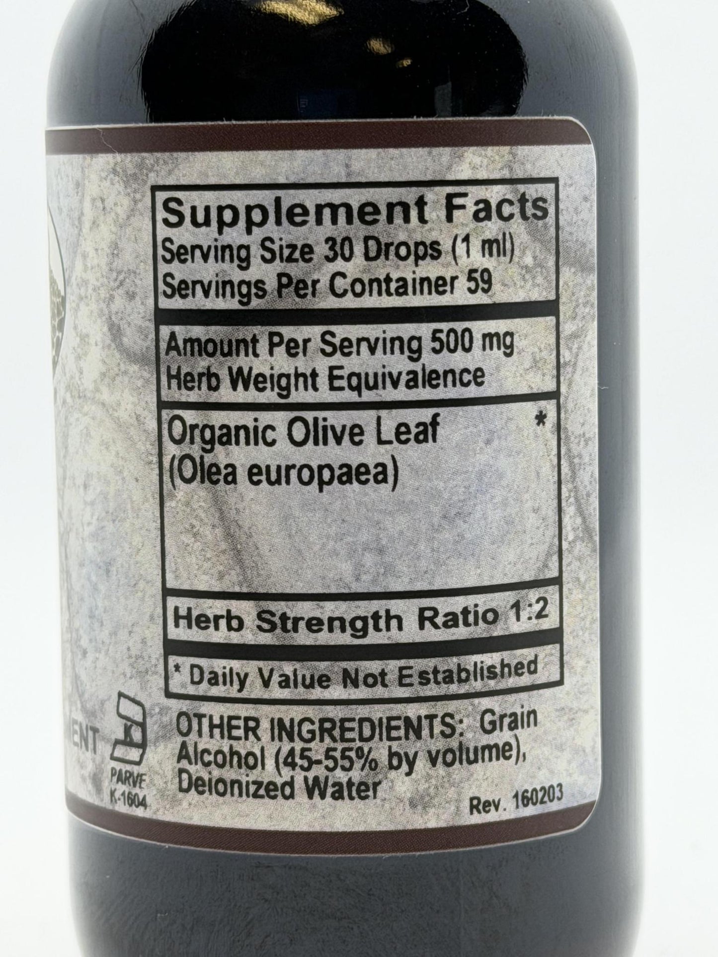 Old Paths Olive Leaf Liquid Extract 2oz