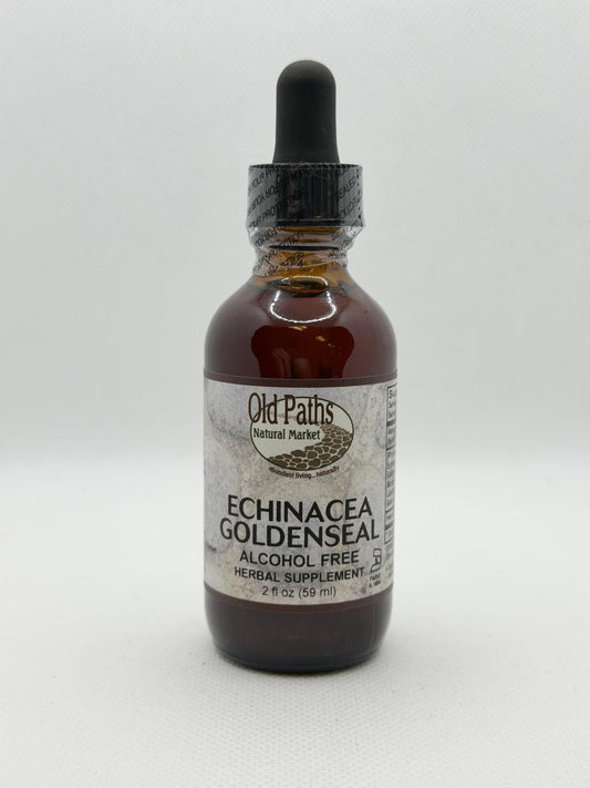 Old Paths Echinacea-Goldenseal Alcohol Free Liquid Extract 2oz