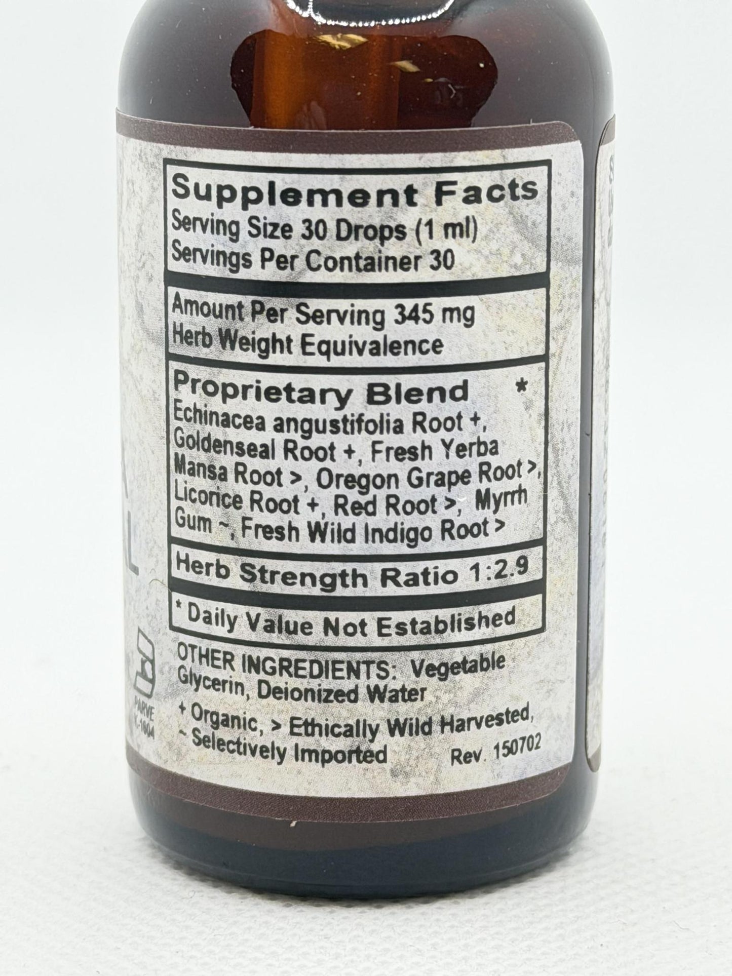Old Paths Echinacea-Goldenseal Alcohol Free Liquid Extract 1oz