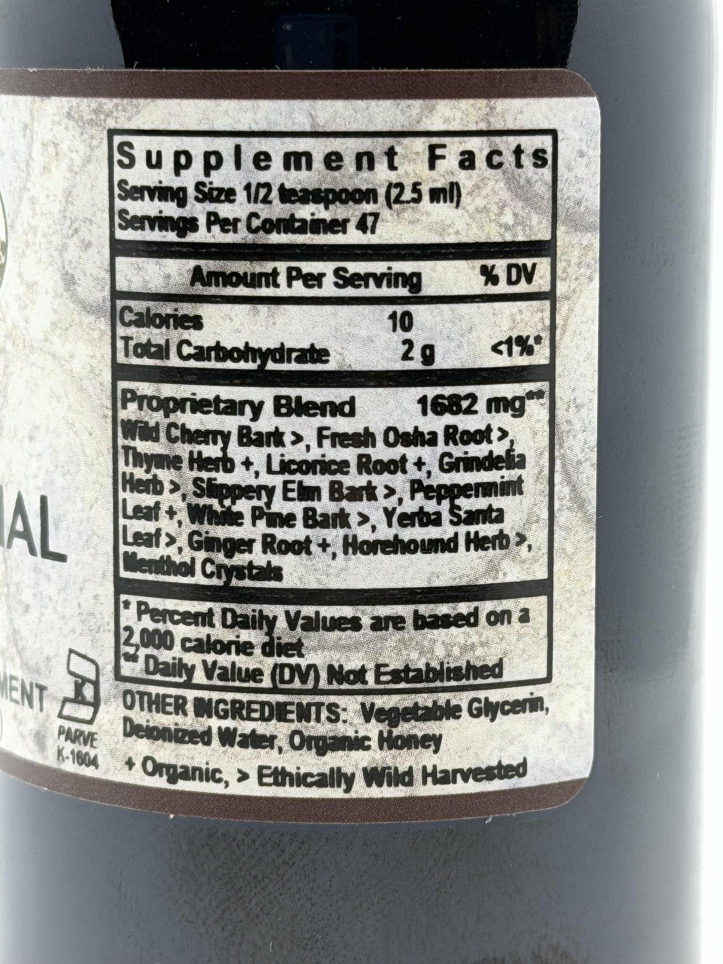 Old Paths Bronchial Syrup Liquid Extract 4oz