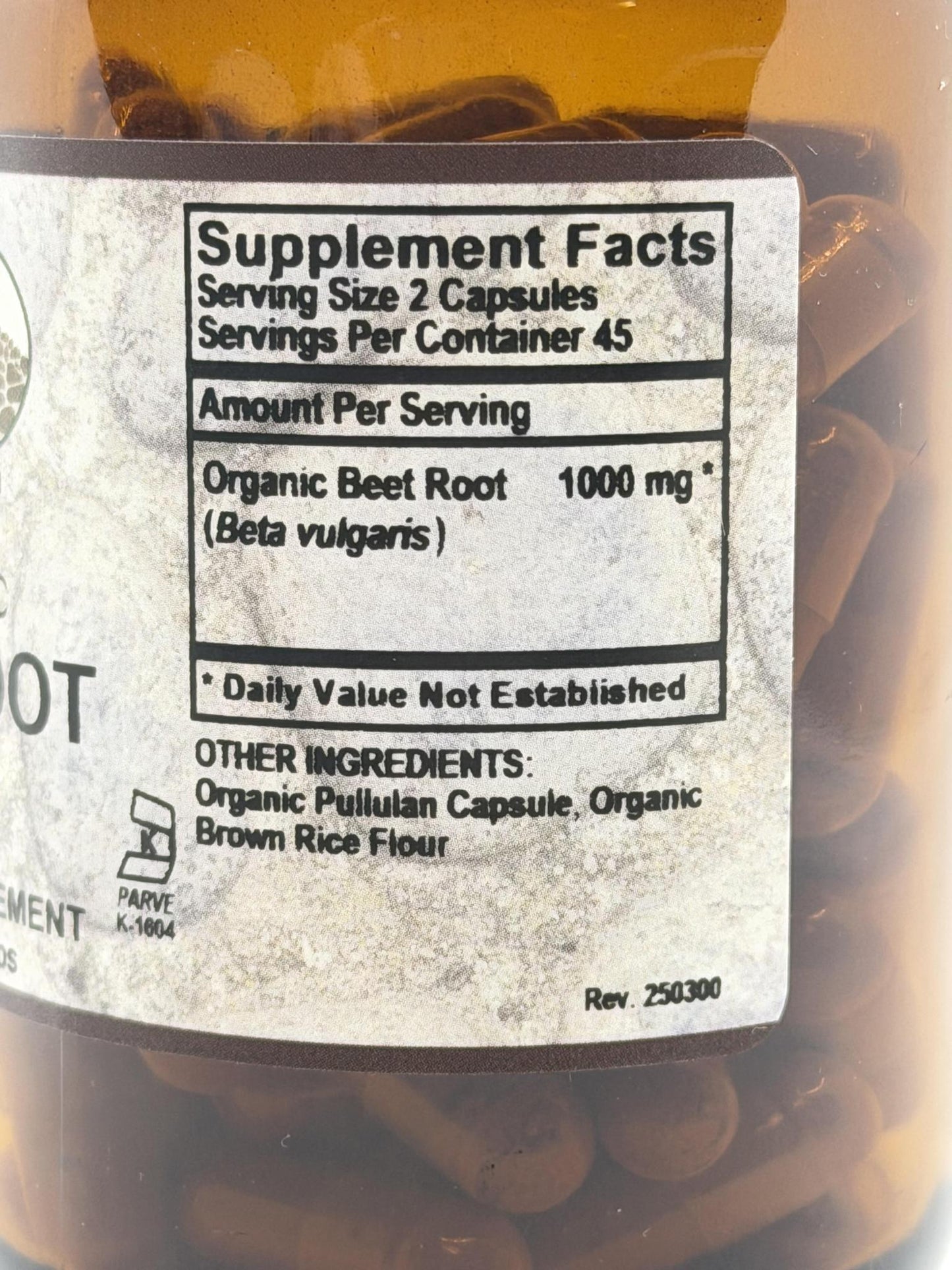 Old Paths Organic Beet Root, 90caps