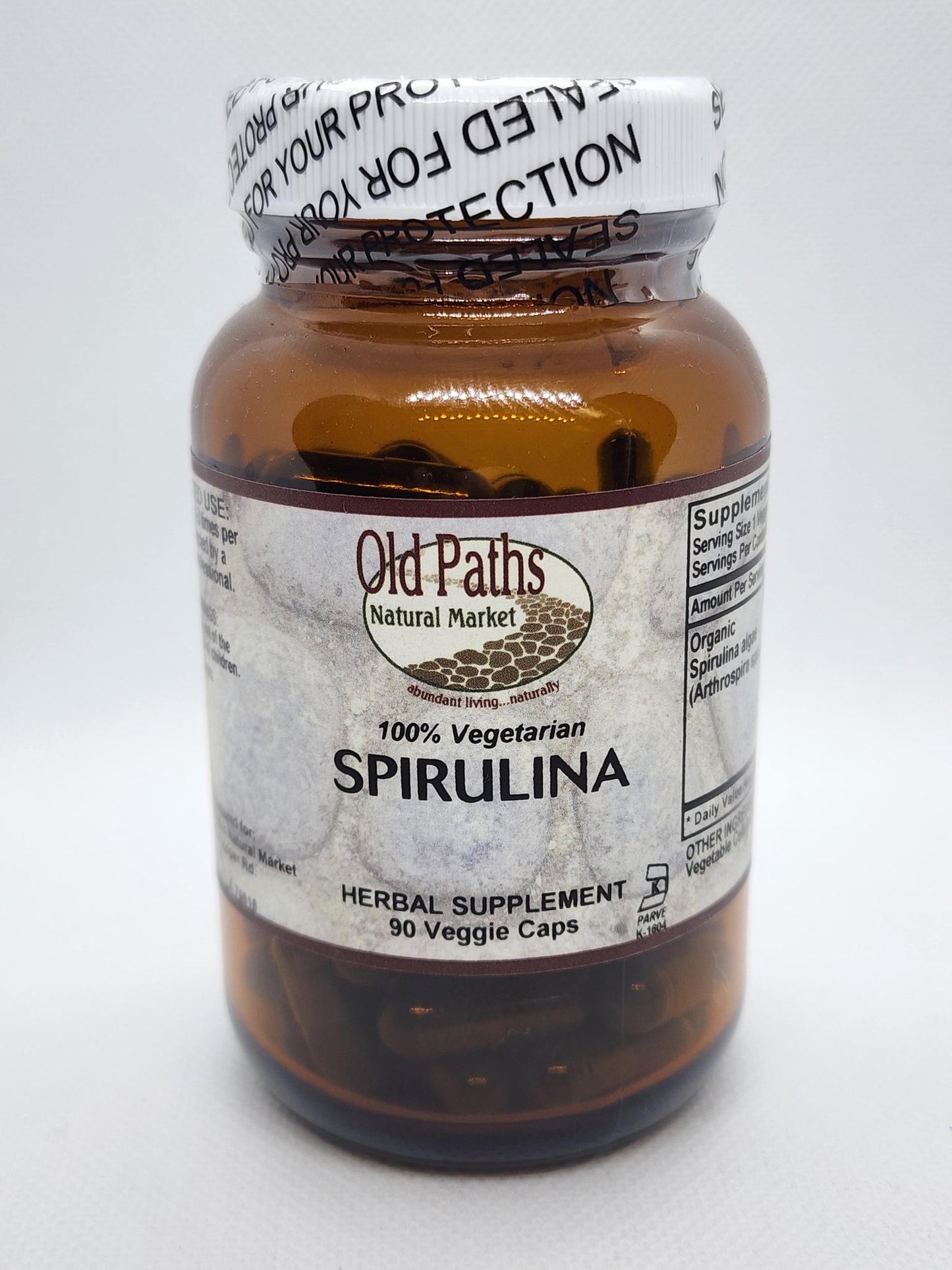 Old Paths Spirulina Powder 90 Veg Caps