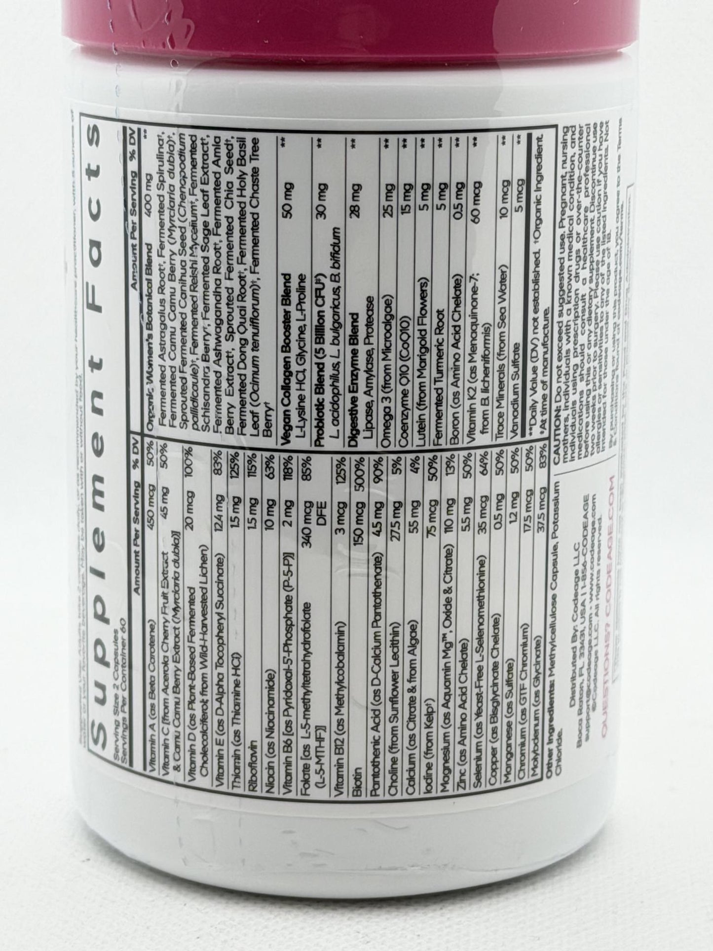Codeage Fermented Women's Multivitamin 120caps