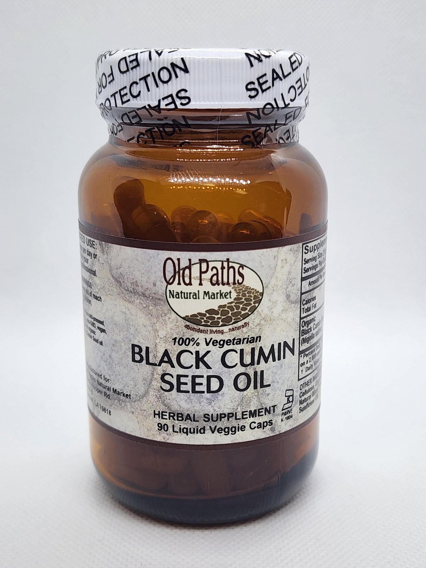 Old Paths Black Cumin Seed Oil Liquid Capsules 90 ct