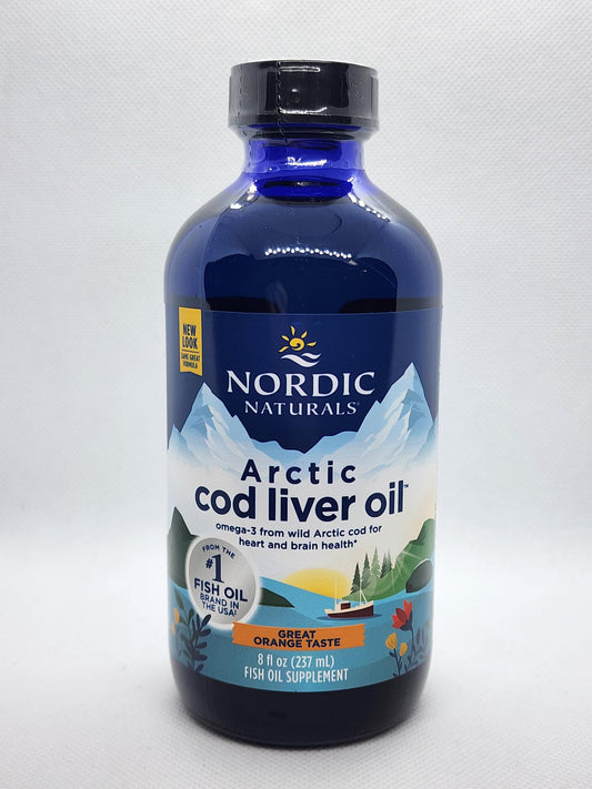 Nordic Naturals Cod Liver Oil, Orange 8oz