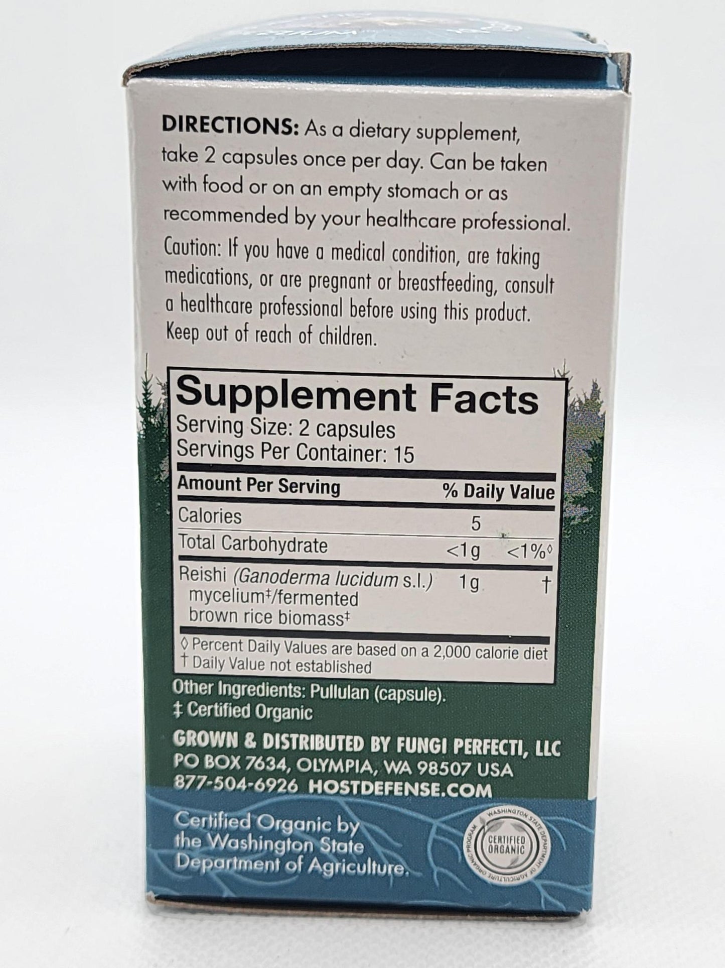 Host Defense Reishi (Longevity) 30caps