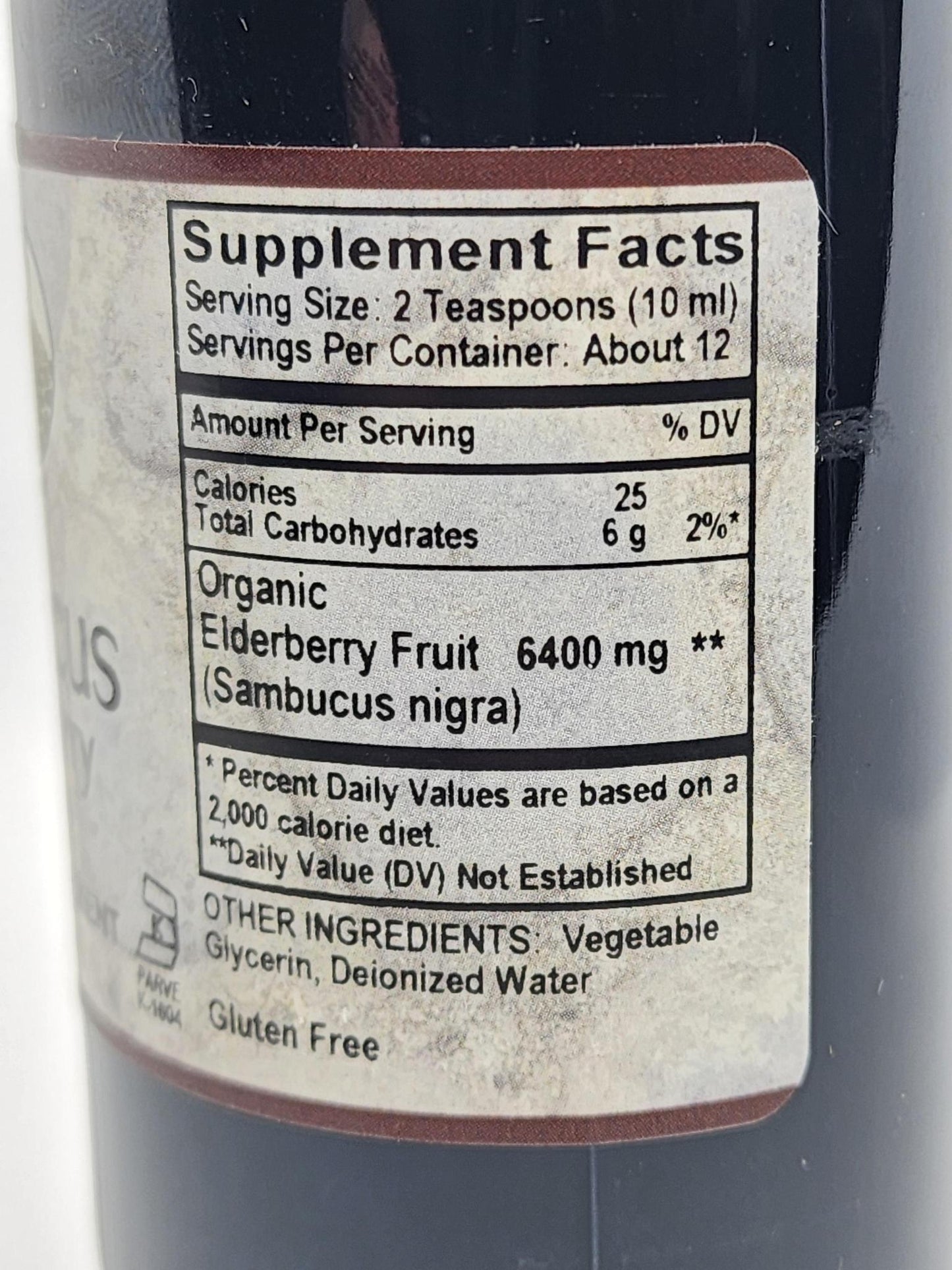 Old Paths Sambuscus (Elderberry) Syrup 4oz