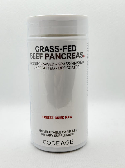 Codeage Beef Pancreas Grass-Fed Pasture Raised 180caps