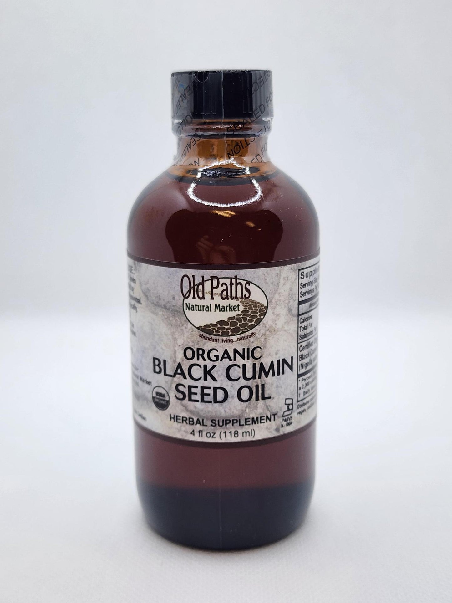 Old Paths Black Cumin Seed Oil, Organic, 4oz