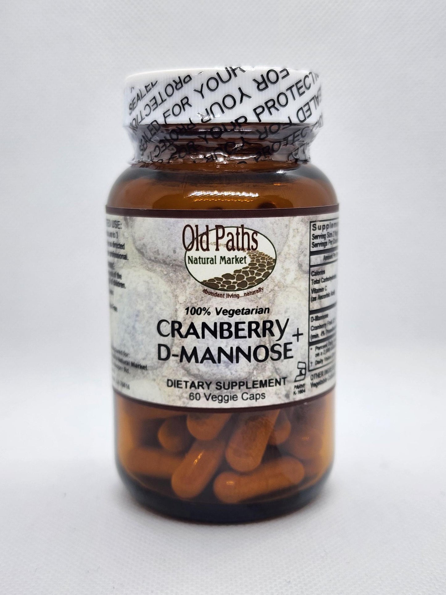 Old Paths Cranberry + D-Mannose 60cap