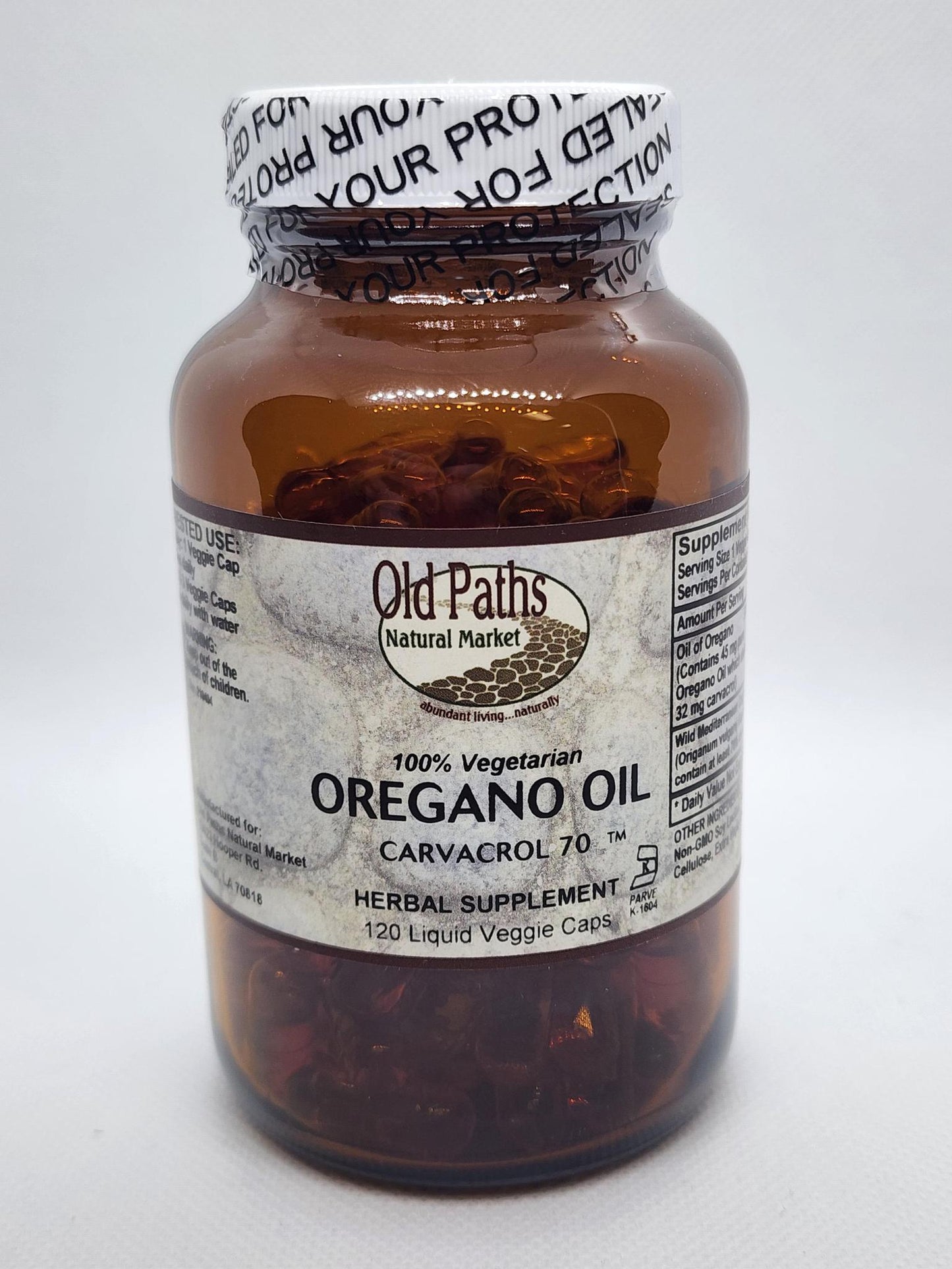 Old Paths Oregano Oil 120 caps.
