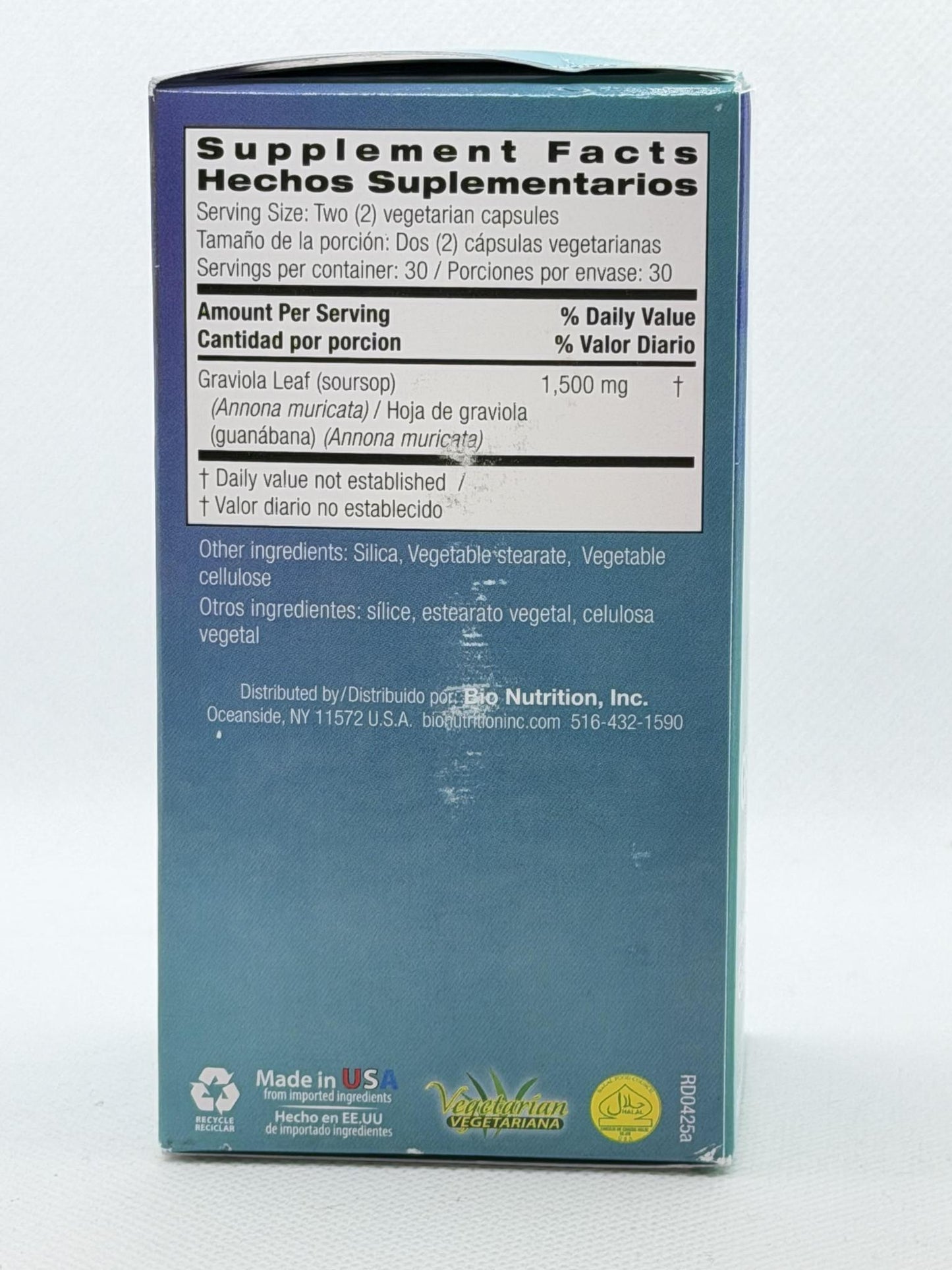 Bio Nutrition Graviola 60 Capsules