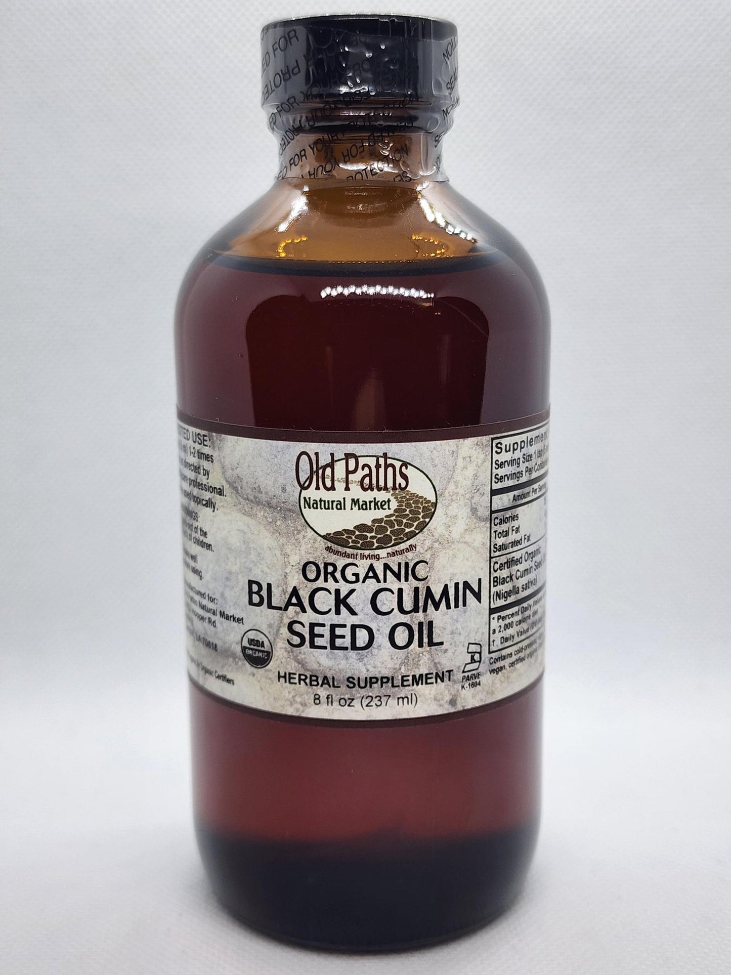 Old Paths Black Cumin Seed Oil, Organic, 8oz