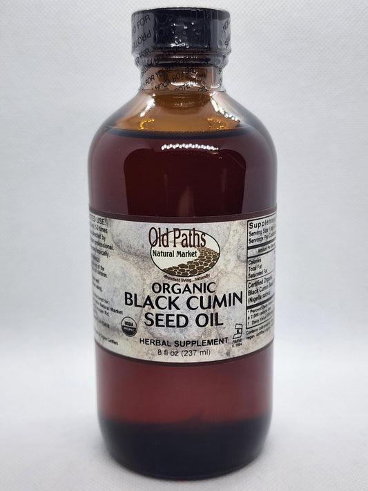 Old Paths Black Cumin Seed Oil, Organic, 8oz