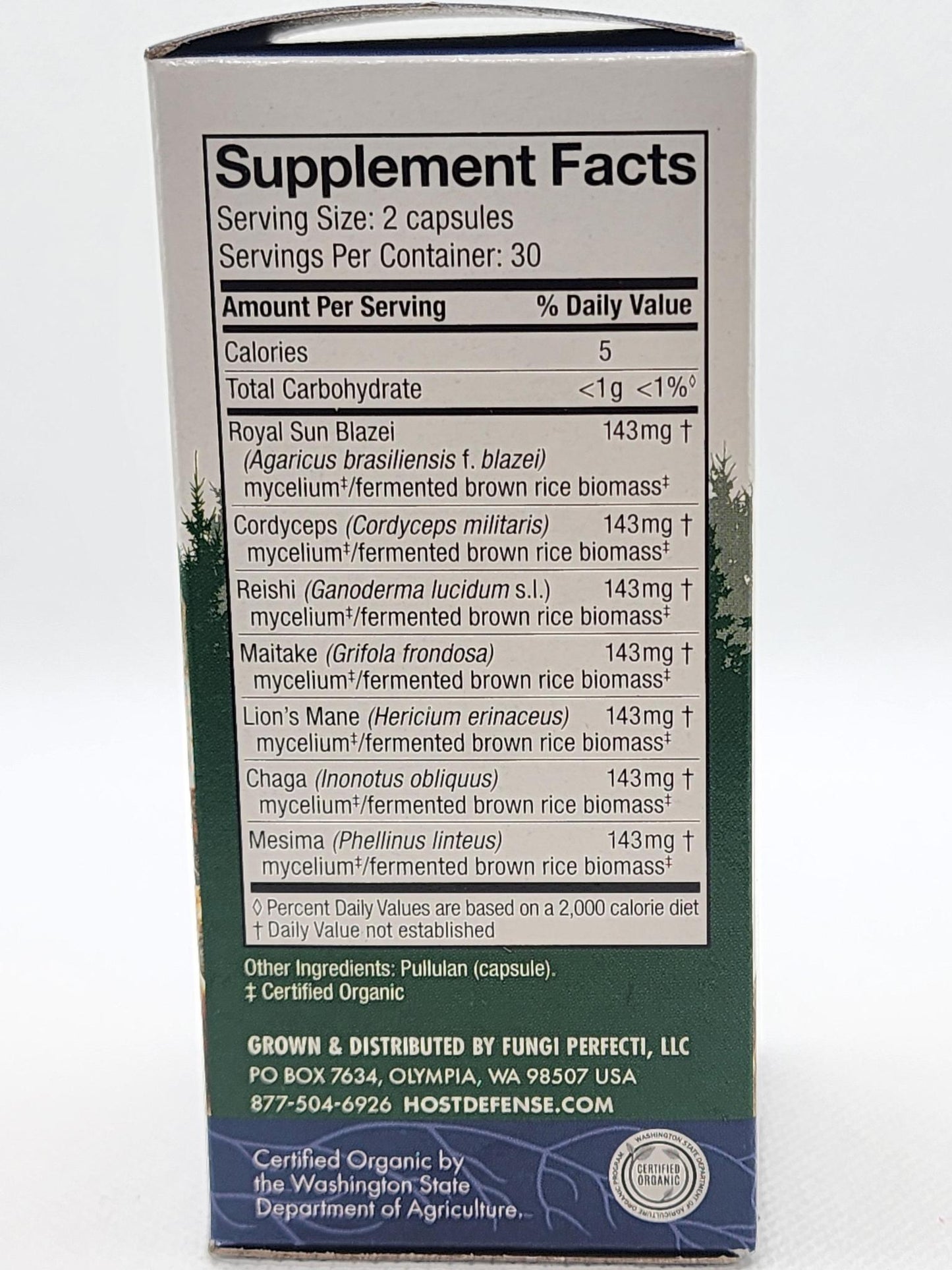 Host Defense Mushrooms, Daily Immune Support Stamets 7 60 caps