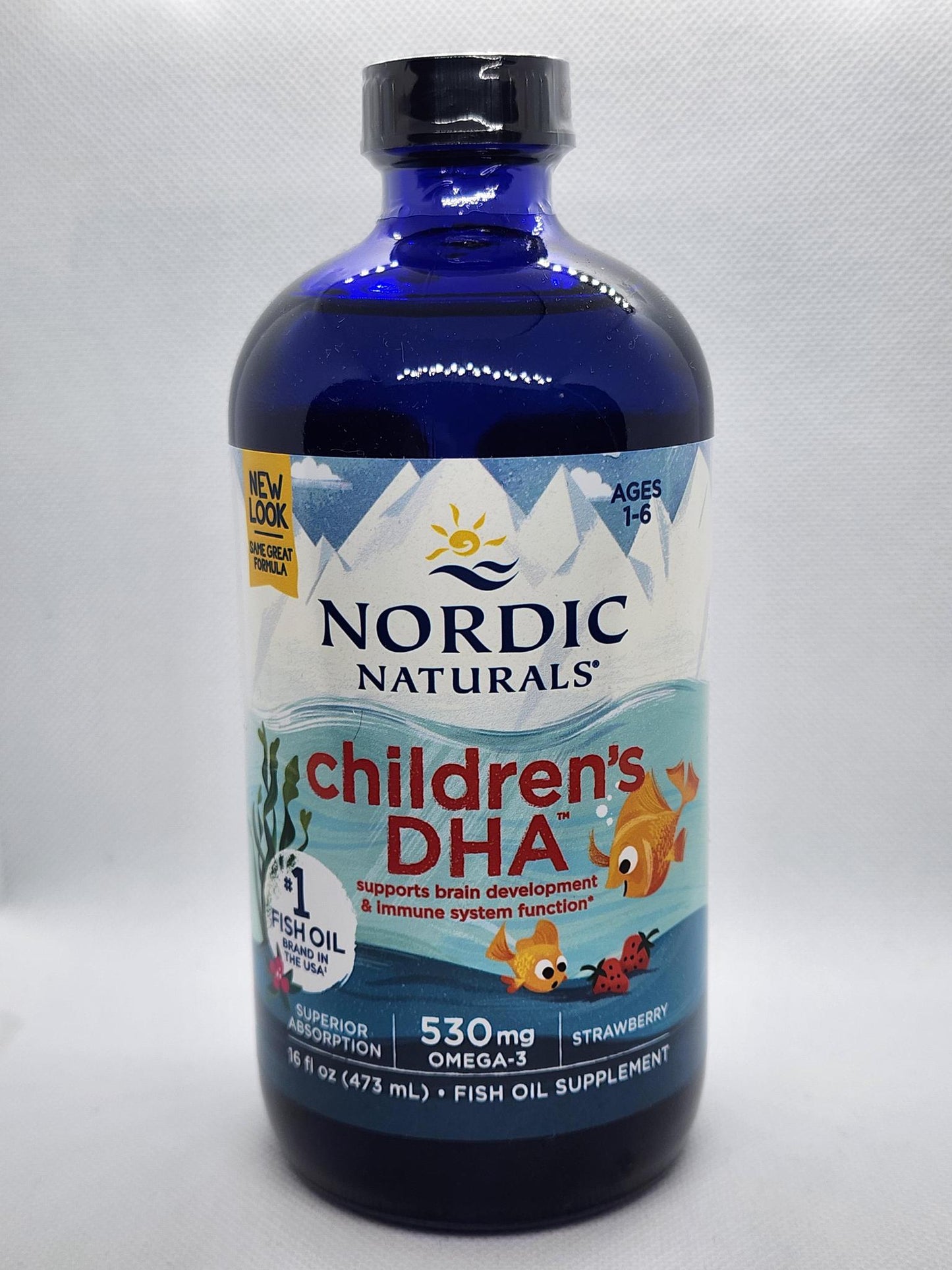 Nordic Naturals Children's DHA 16oz, Strawberry